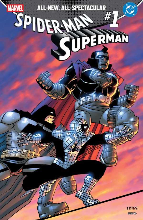 Spider-Man/Superman #1 - 1:50 Frank Miller Variant