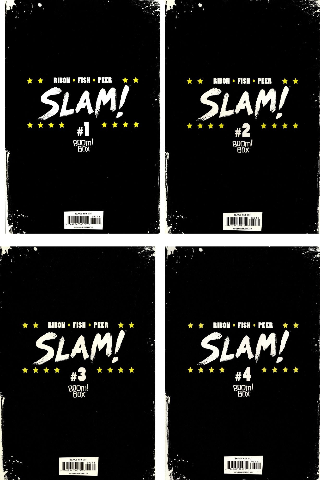 Slam #1 - #4 (2016) Complete 4x Set