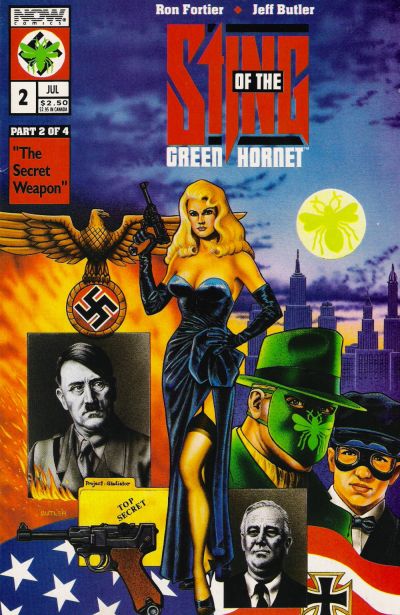 Ensemble de 4 figurines Phantom Lady et Doll Man