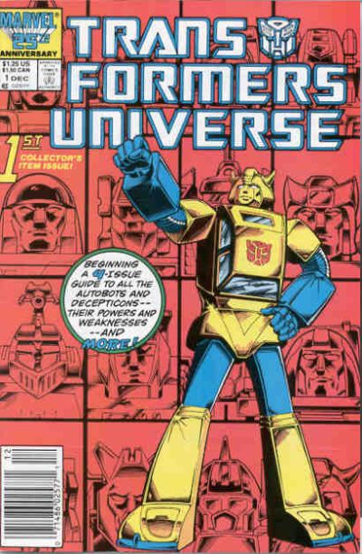 Transformers Universe (1986) - Complete 4 Issue Set