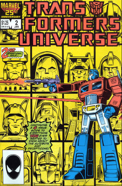 Transformers Universe (1986) - Complete 4 Issue Set