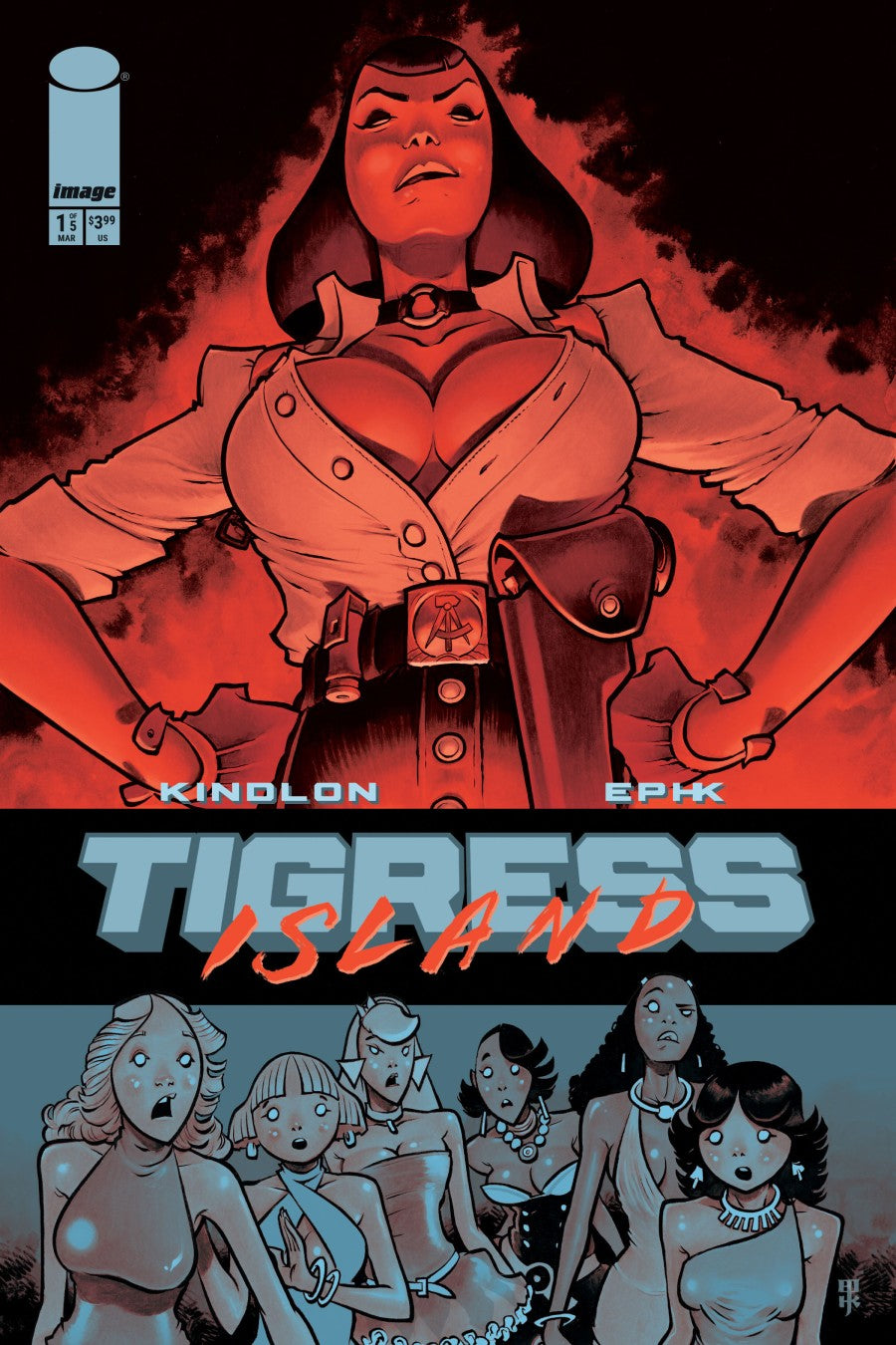 Tigress Island #1 - A & D Cover Set