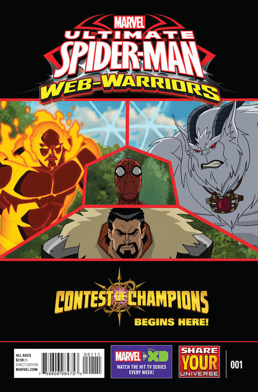 Ultimate Spider-Man Web Warriors Contest of Champions 4x Set