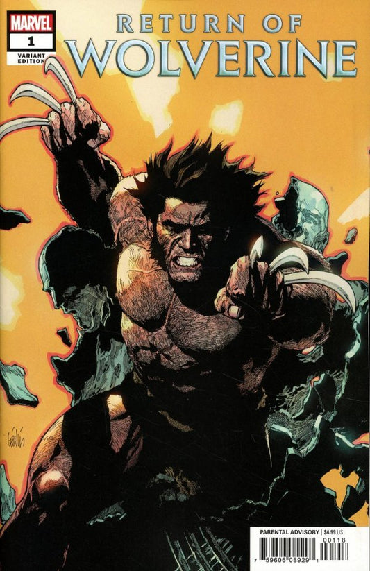 Return of Wolverine #1 - 1:25 Incentive Variant