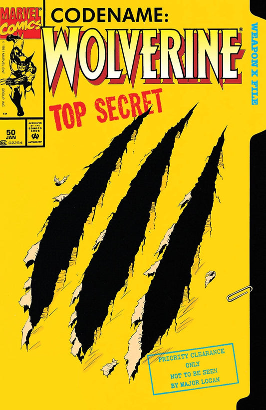 Wolverine #50 (1988) Die-Cut Cover