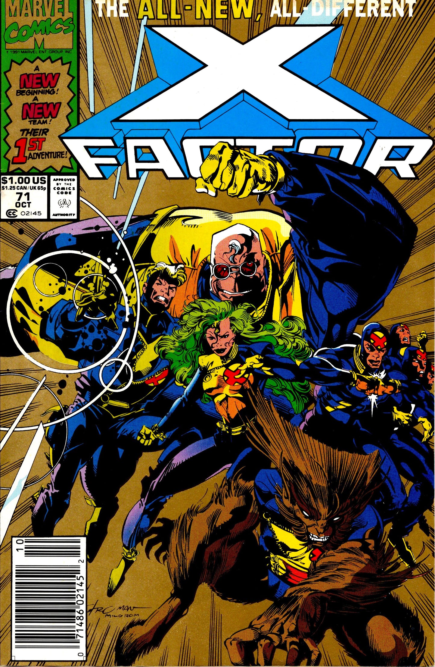 X-Factor #71 (1986) Gold 2nd Print