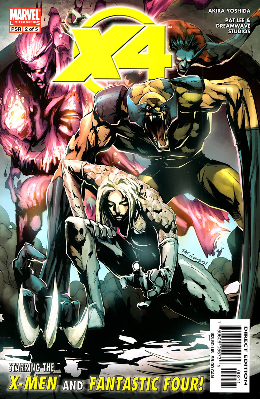 X-Men/Fantastic Four (2005) 5x Set