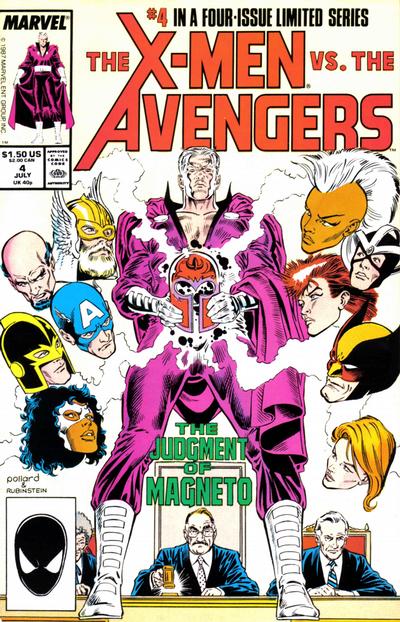 X-Men vs. The Avengers (1987) - Complete 4 Issue Set