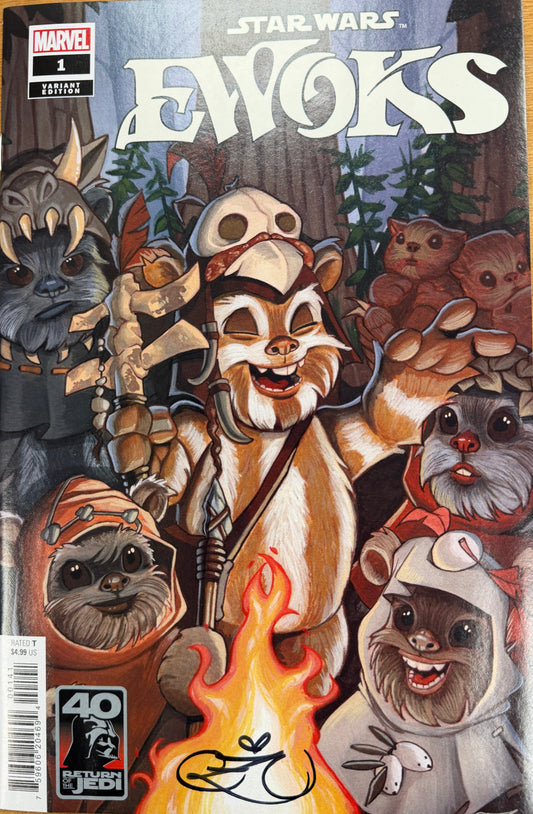 Star Wars: Return of the Jedi - Ewoks - Signed by Zullo