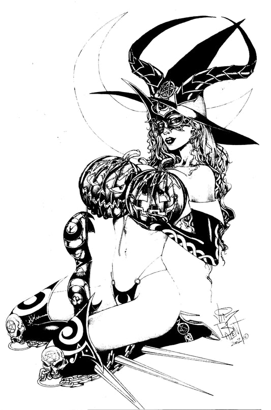 Tarot: Witch of the Black Rose - Halloween Litho