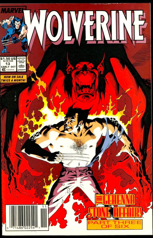 Wolverine #13 (1988) Newsstand