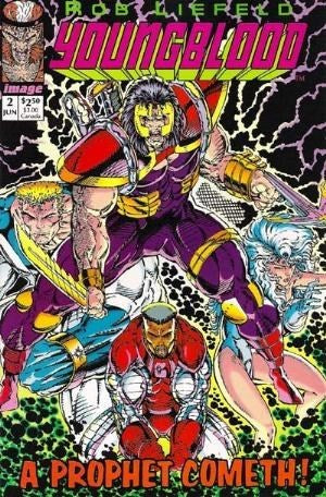 Youngblood #2 (1992) Purple Logo Variant