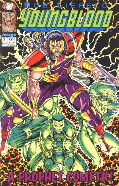 Youngblood #2 (1992) Green Logo Variant