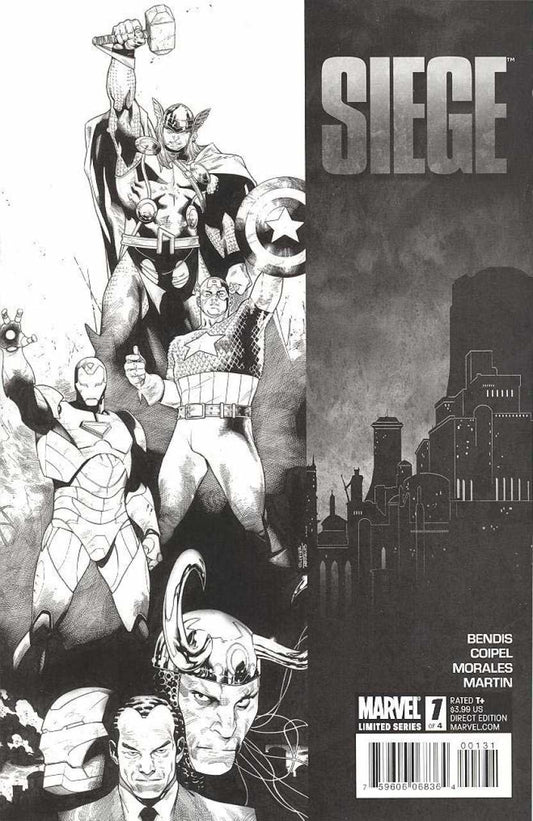 Siege (2010) #1 B&W Variant