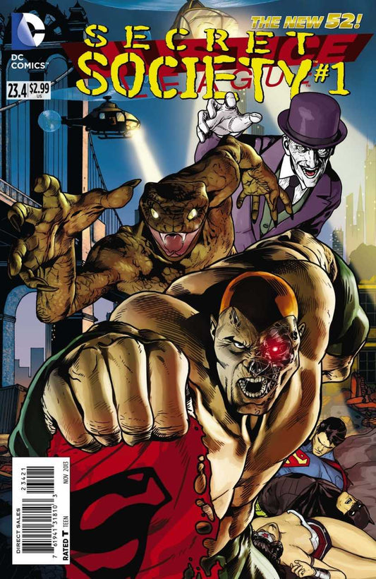Justice League (2011) #23.4 - Lenticular Cover