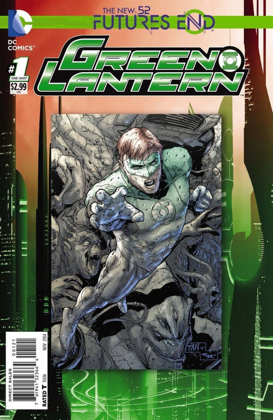 Green Lantern (2011) Futures End 1-Shot - Couverture lenticulaire