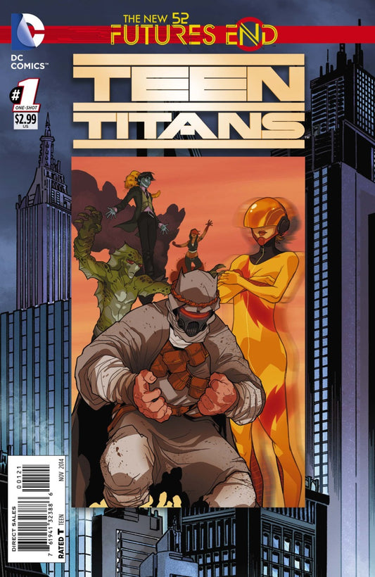 Teen Titans (2014) Futures End 1-Shot - Couverture lenticulaire