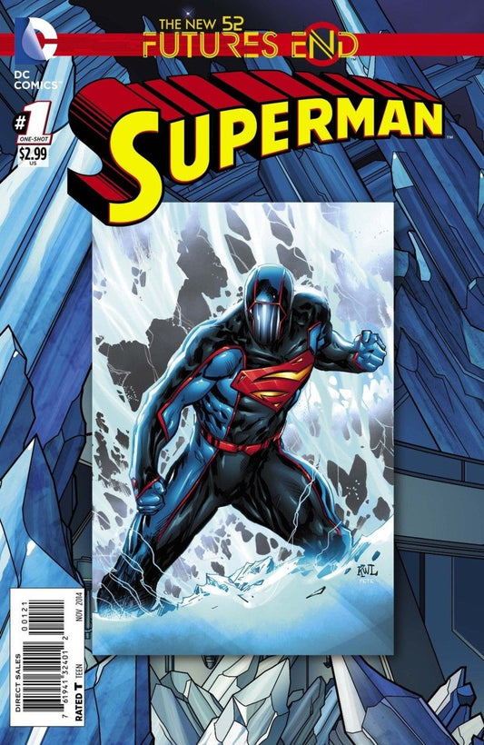 Superman (2011) Futures End 1-Shot - Couverture lenticulaire