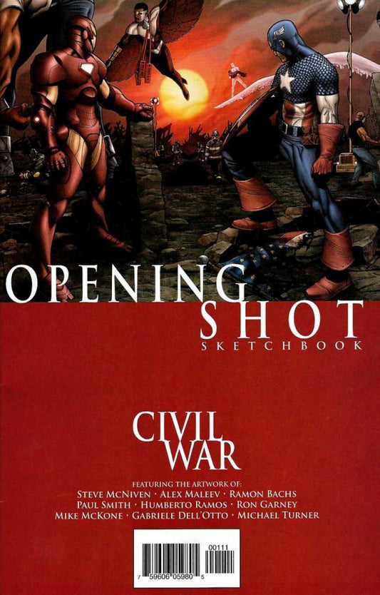 Civil War (2006) Opening Shot Sketchbook