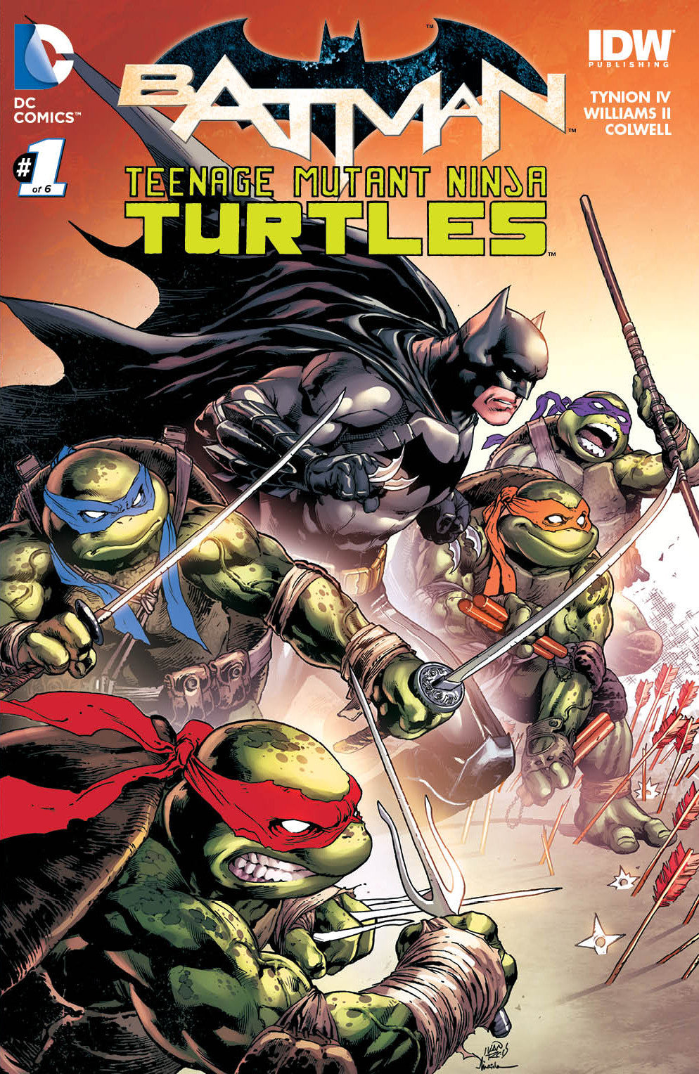 Batman Teenage Mutant Ninja Turtles #1 Variante