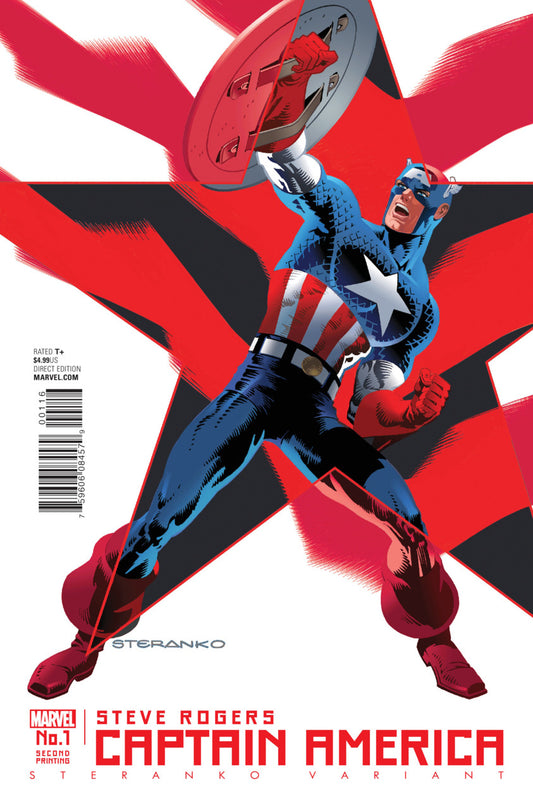 Captain America : Steve Rogers #1 - Steranko Variant 2nd Print