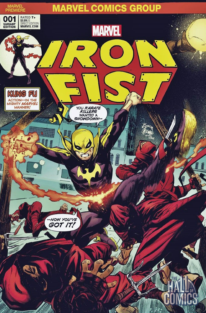 Iron Fist #1 (2017) Ryan Stegman/Hall of Comics/CBCS Exclusive Color Variant - Cover A
