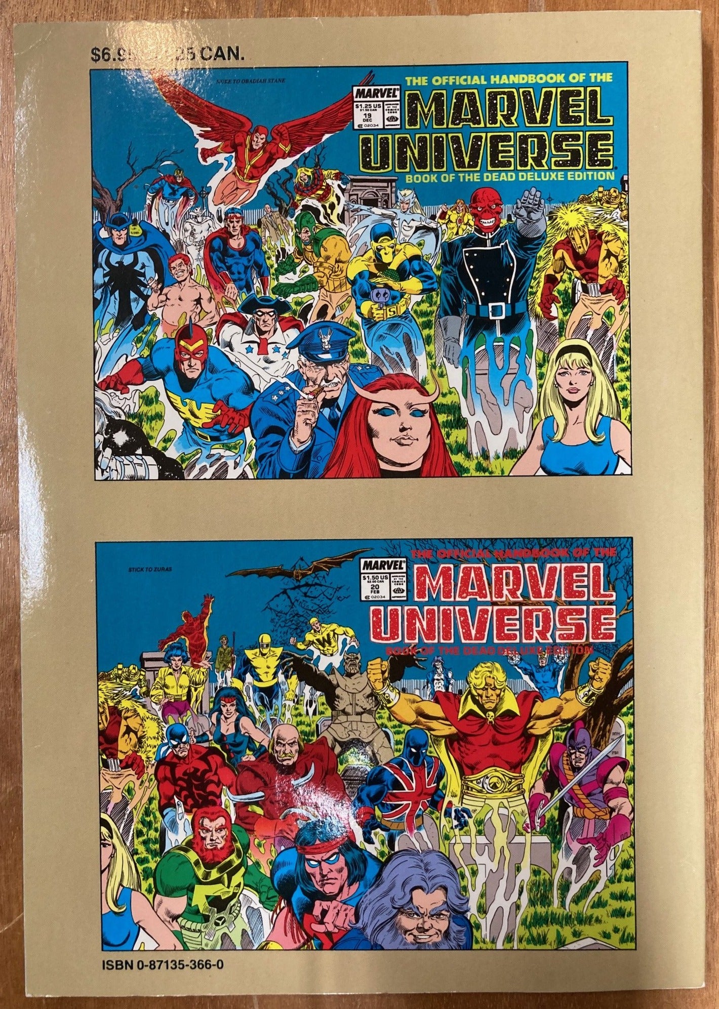 Official Handbook of the Marvel Universe Book 10 (1987)