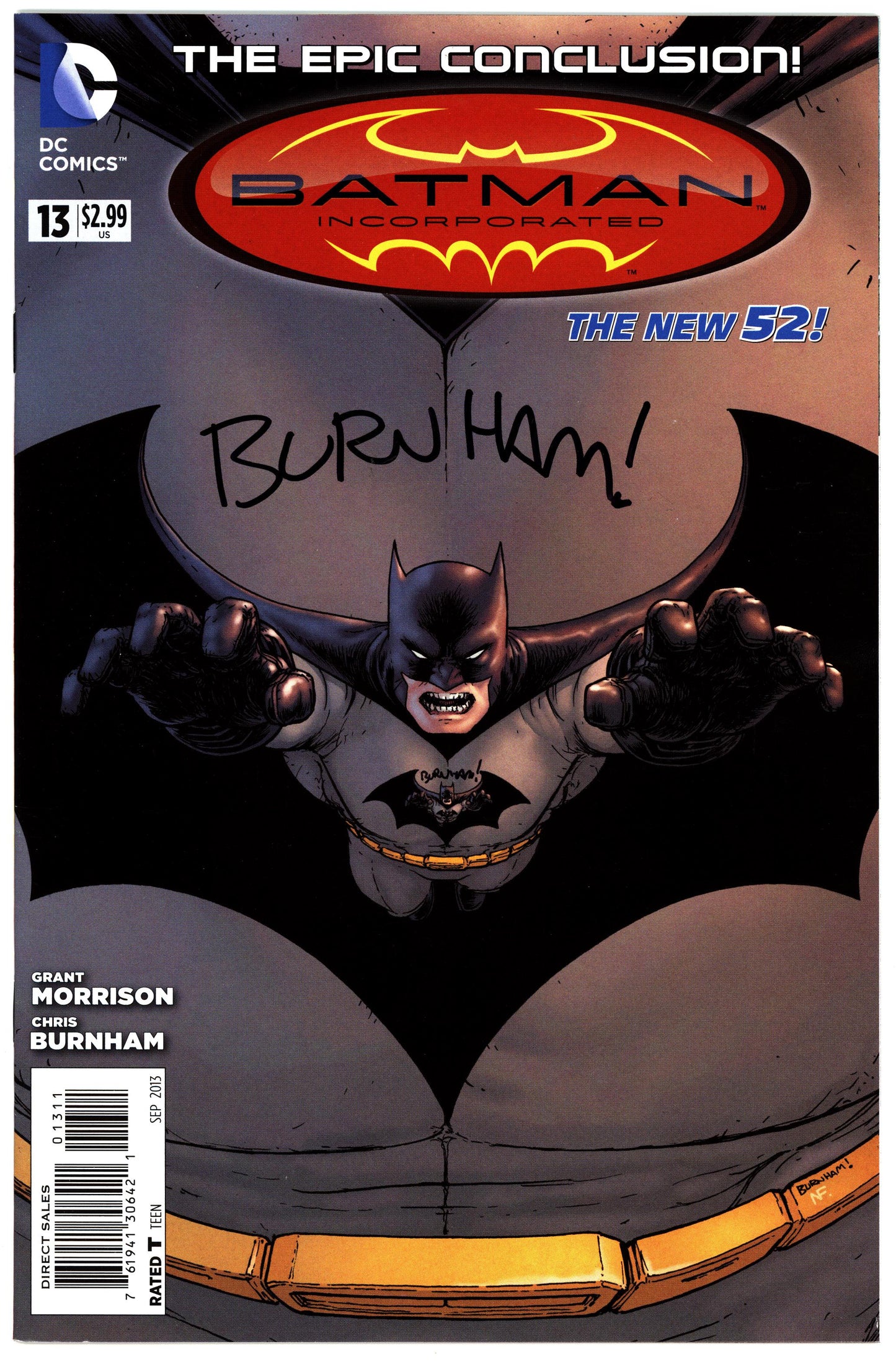 Batman Incorporated (2012) #13 - 2x Signed