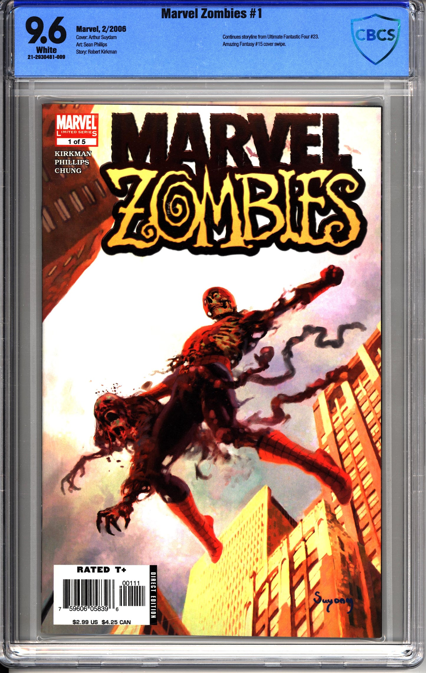 Marvel Zombies #1 - CBCS 9.6