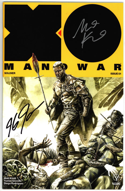 XO Manowar (2017) #1 1:50 Variante Signée