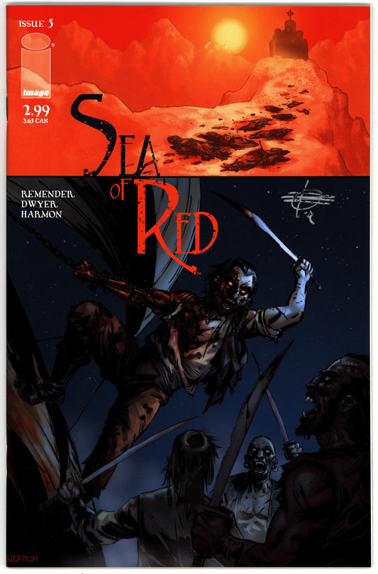 Sea of Red #5 - Signed