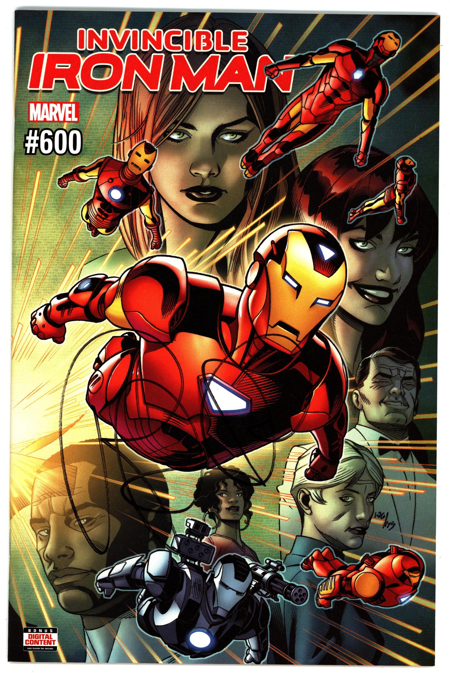 Invincible Iron Man (2017) #600 - Signed