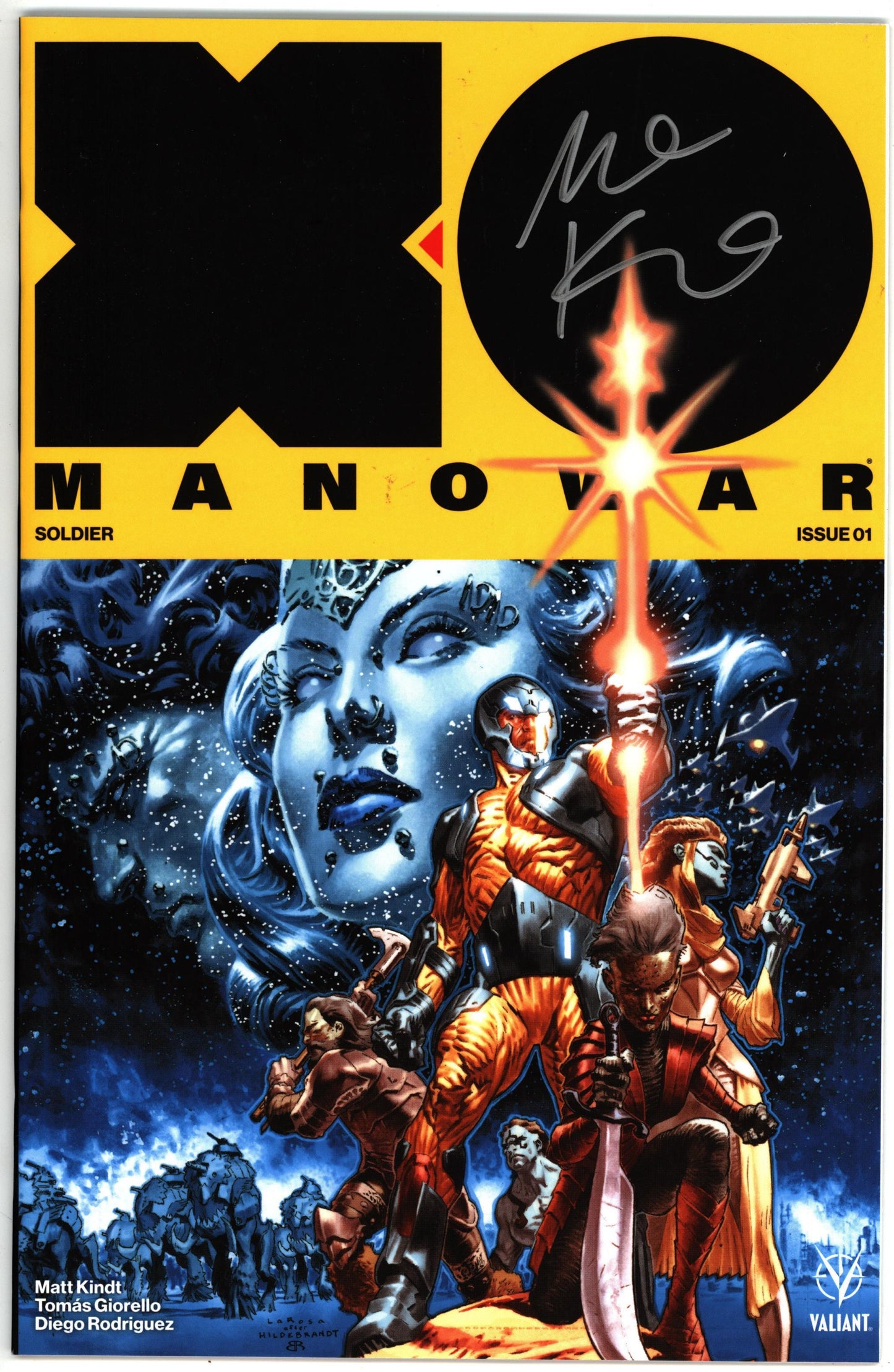 XO Manowar (2017) #1 Couverture A Signée