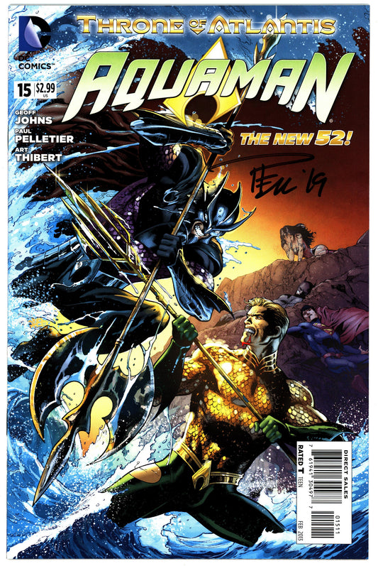 Aquaman (2011) #15 - Signé