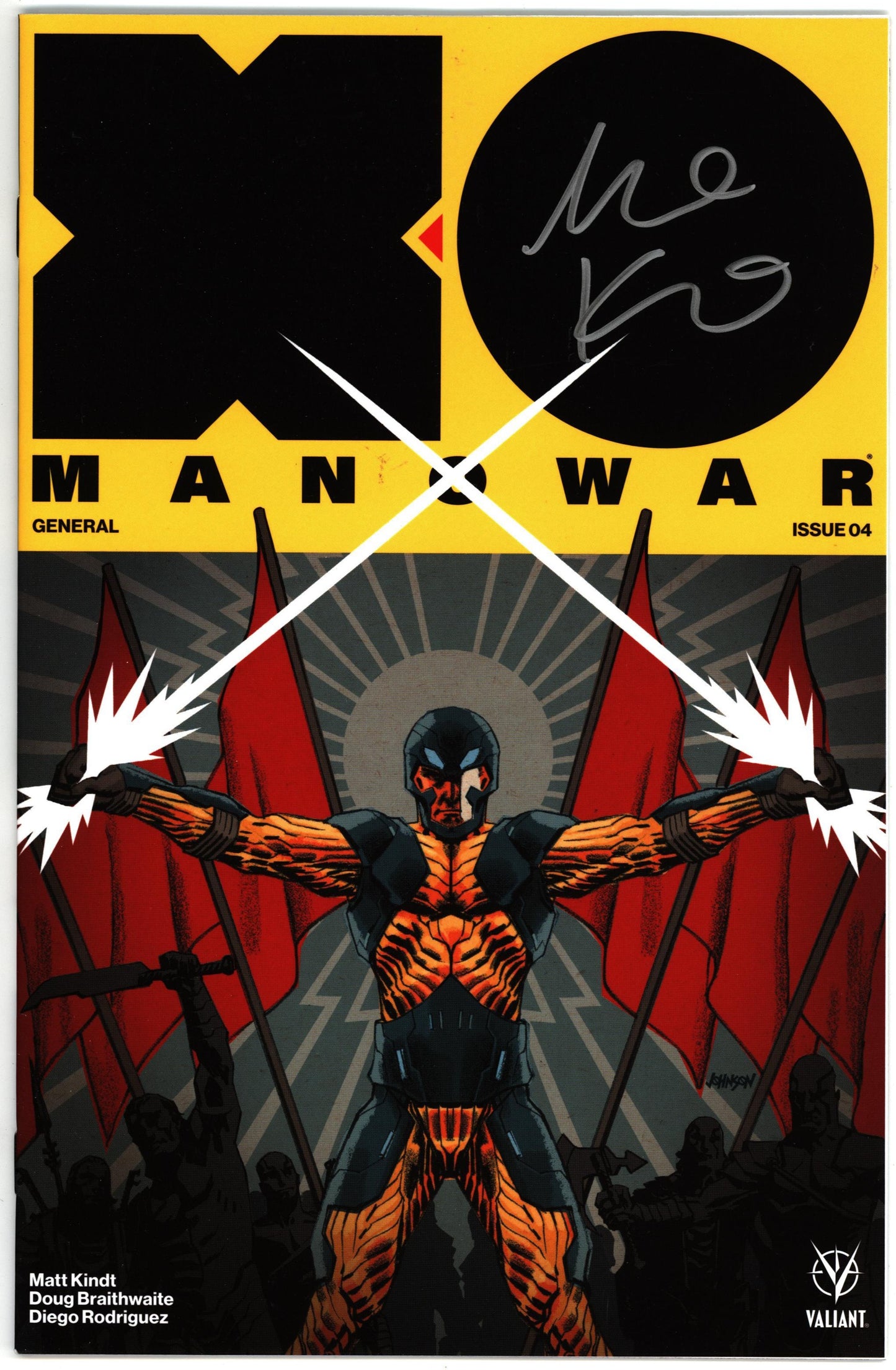 X-O Manowar (2017) #4 Signed