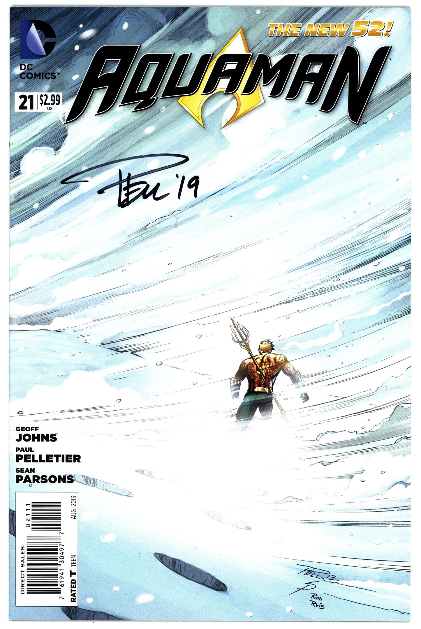 Aquaman (2011) #21 - Signed