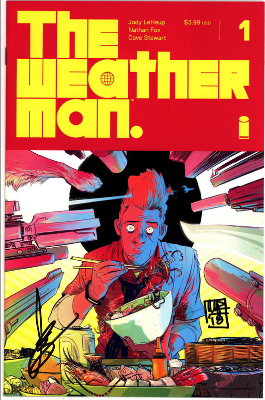 Weatherman #1 - 2x Signed