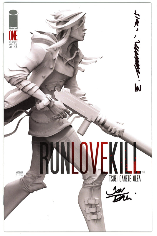 Run Love Kill #1 - 2x Signed