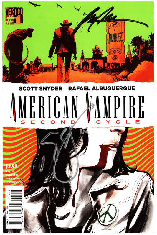American Vampire Second Cycle #1 - 2x Signed