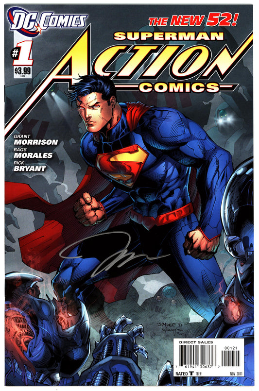 Action Comics (2011) #1 Couverture B - Signé