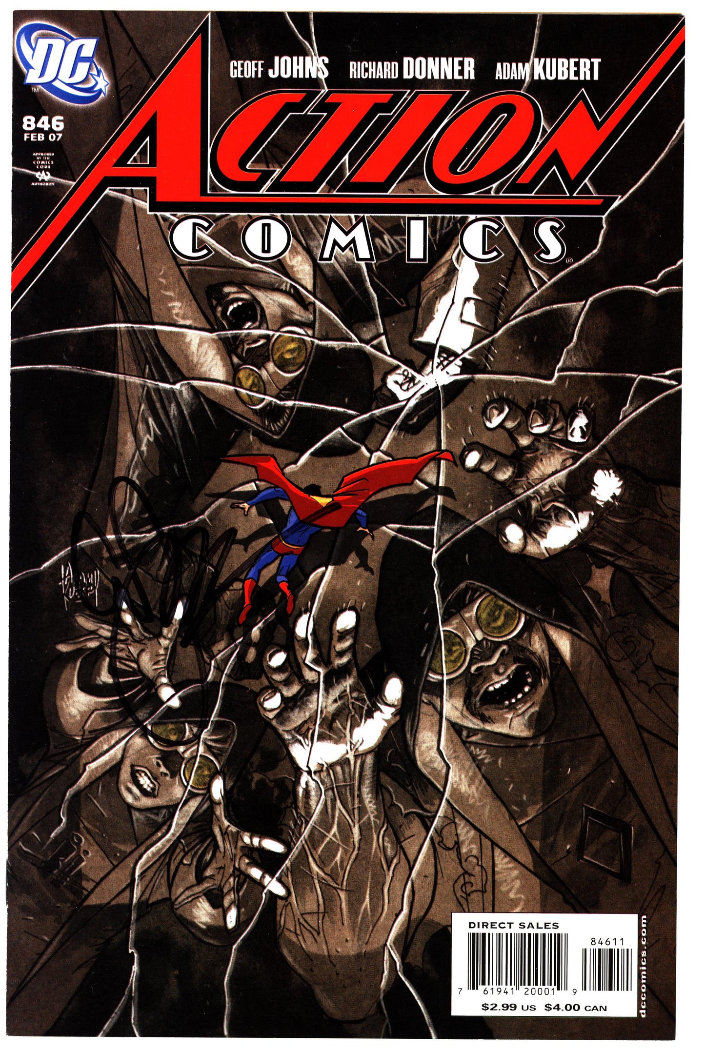 Action Comics (1938) #846 - Signed