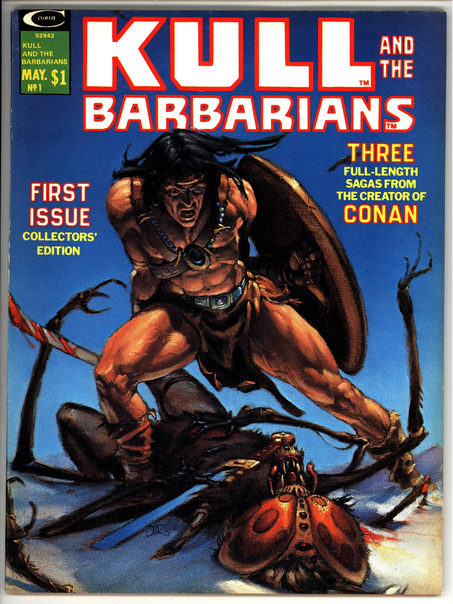 Kull and the Barbarians #1 (1975) Curtis Magazine