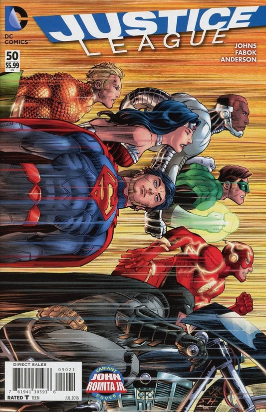 Justice League (2011) # 50 - Romita Jr. Variante