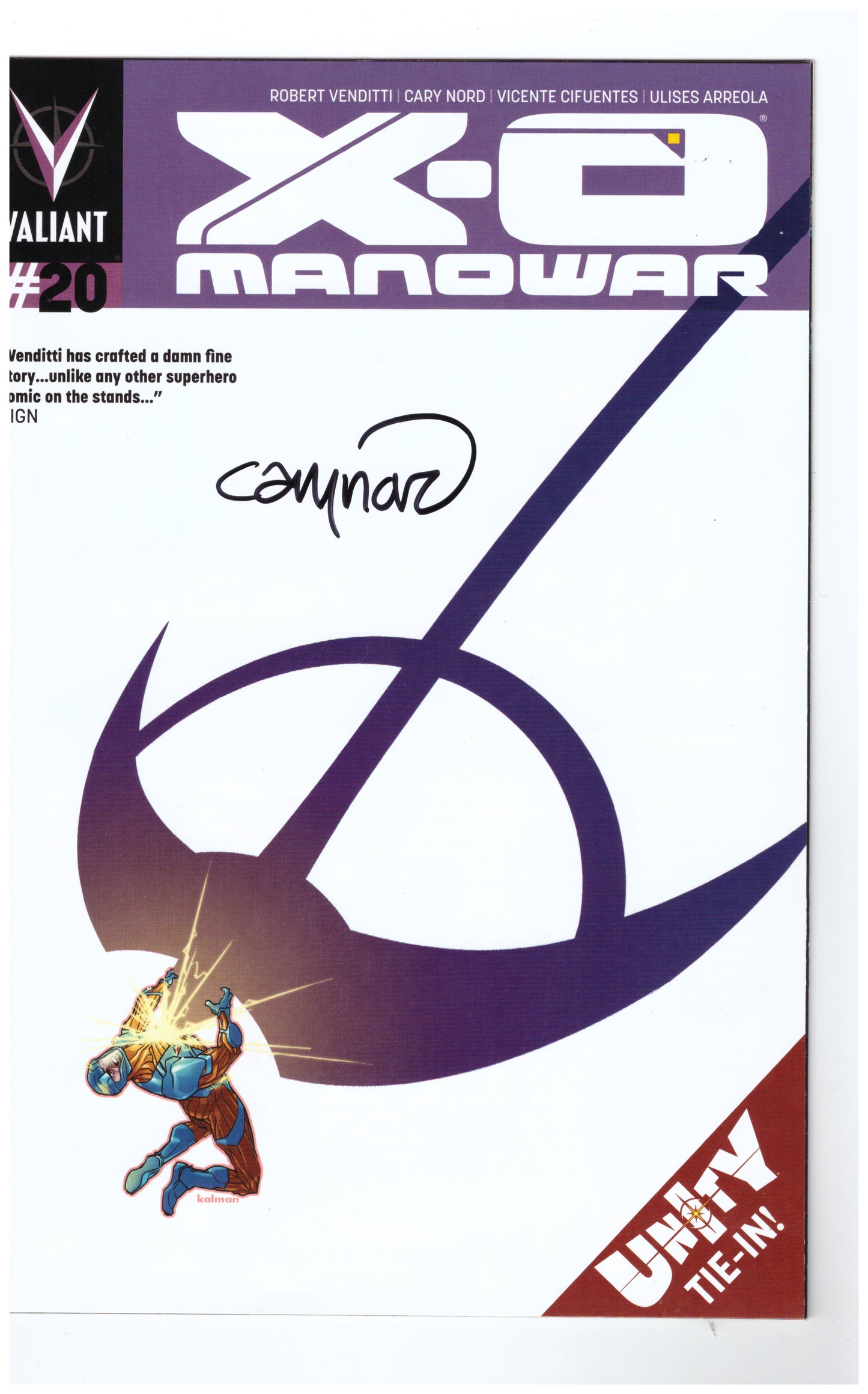 XO Manowar (2012) # 20 Signé