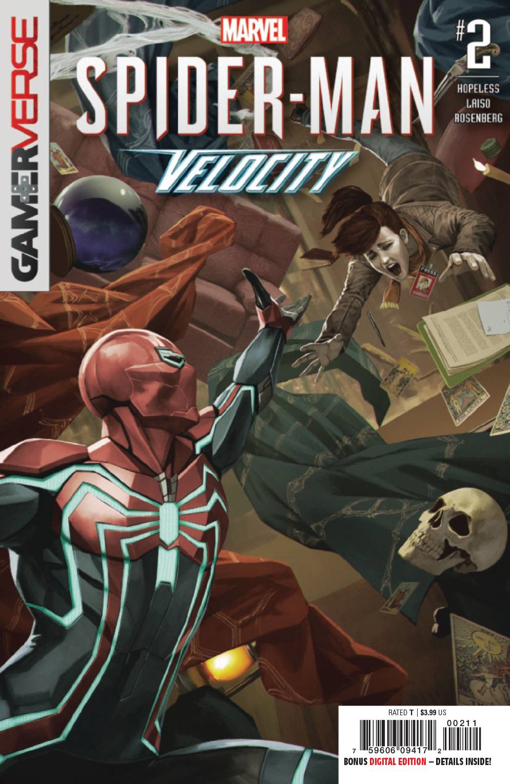 Spider-Man Velocity #2 Marvel comics Gamerverse