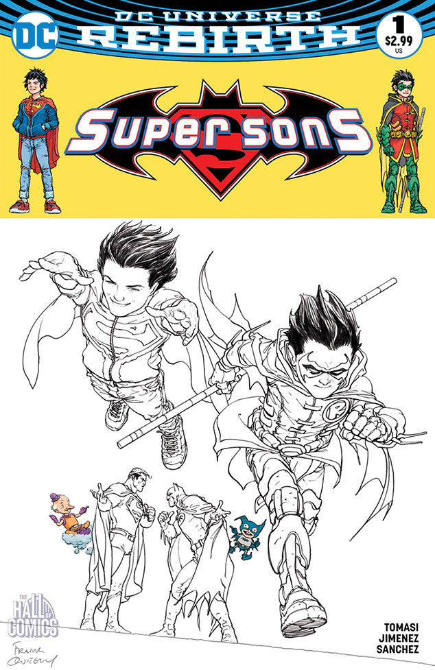 Super Sons #1 - 3x Set (Cvr's A, B, &amp; C)