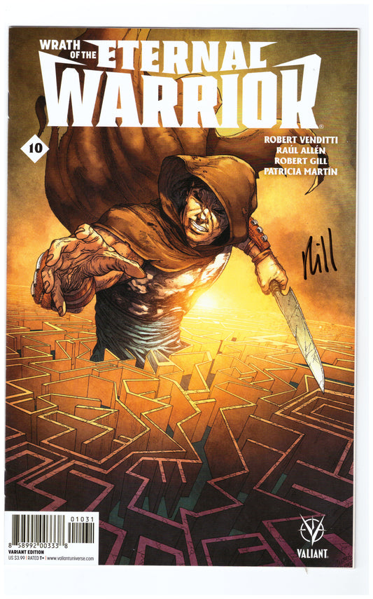 Wrath of the Eternal Warrior #10 signé