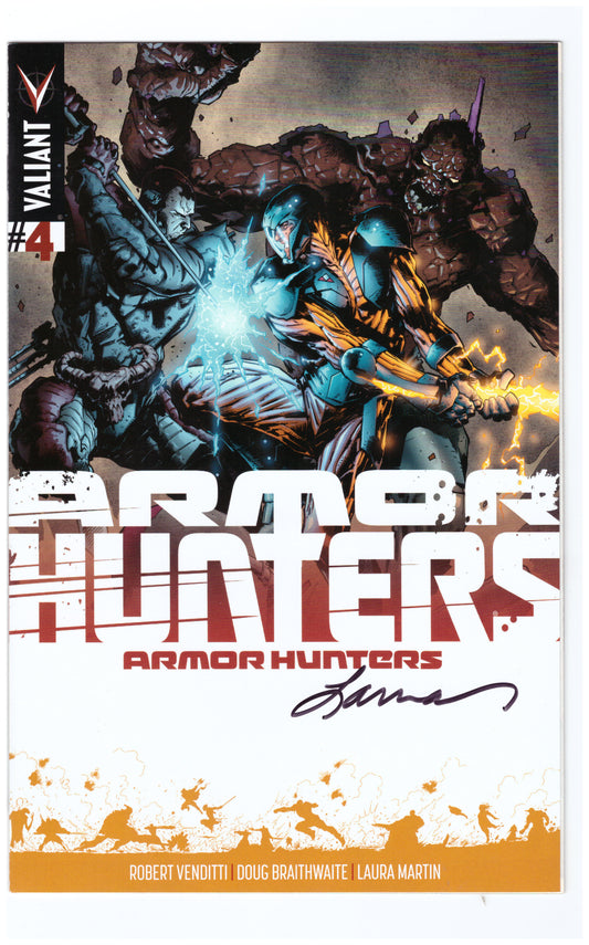 Armor Hunters #4 Signed