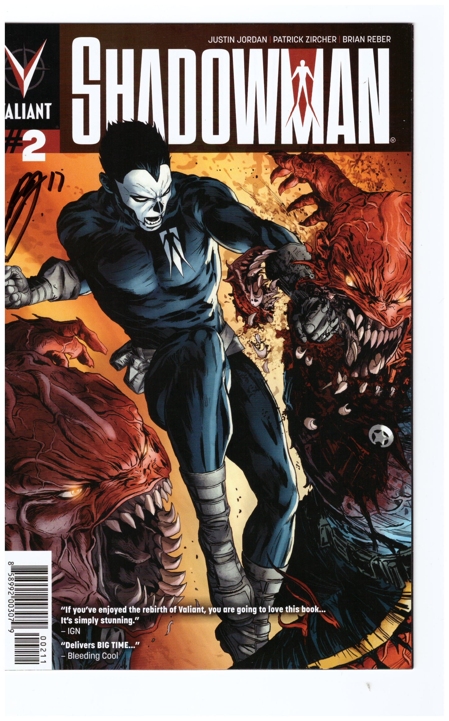 Shadowman (2012) #2 Signed