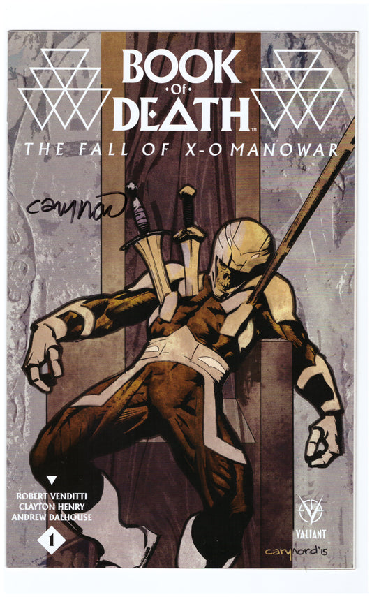 Livre de la Mort La Chute de XO Manowar Signé